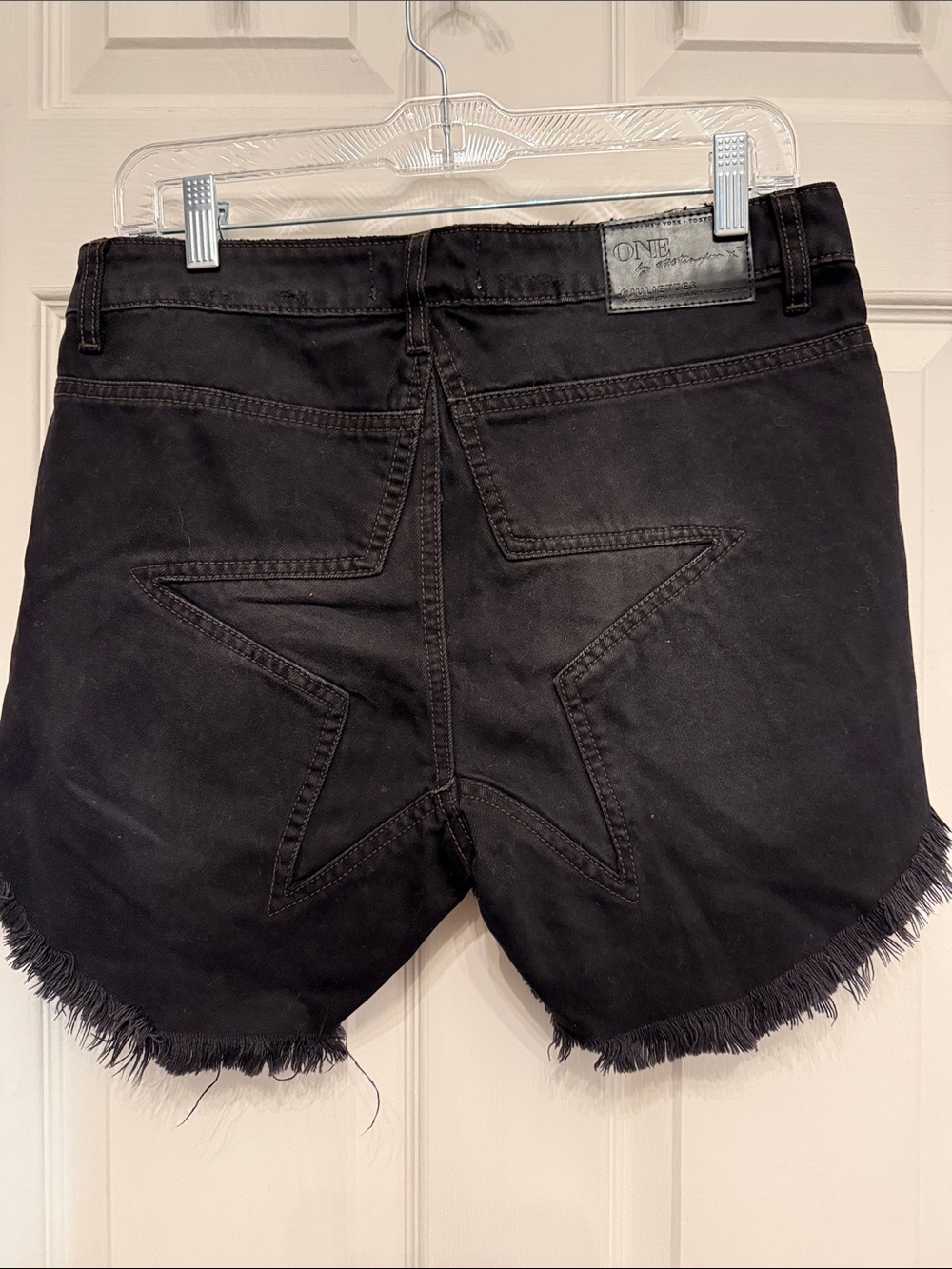 One Teaspoon Black Juliettes 30 Denim Shorts